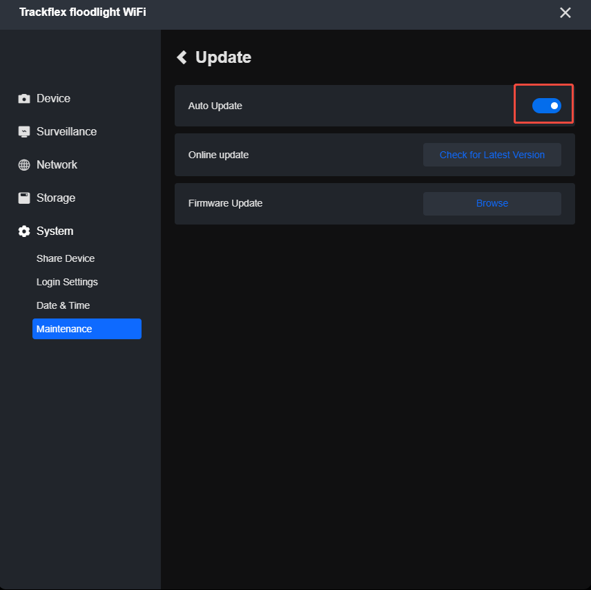 client auto update