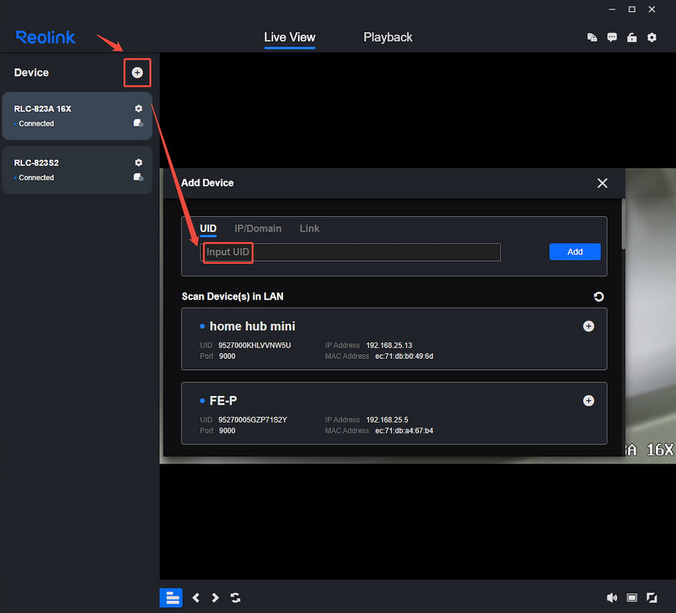 input UID