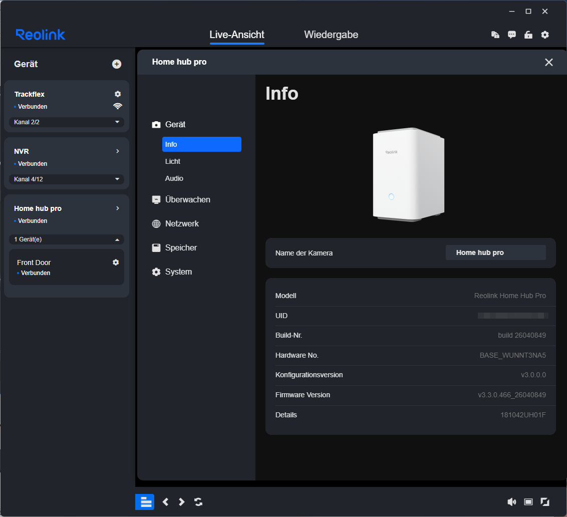 homehub info