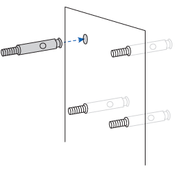 Insert the 4 screws