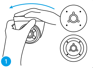 separate mounting plate