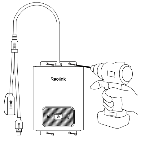 secure battery back