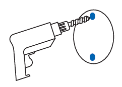 drill holes
