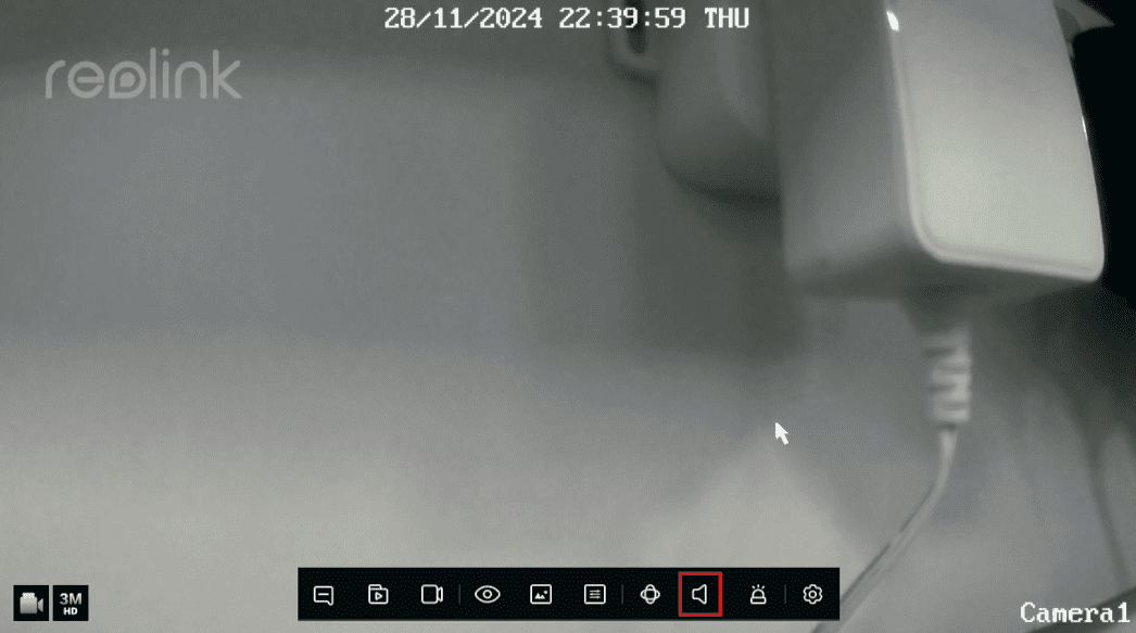 audio live view page
