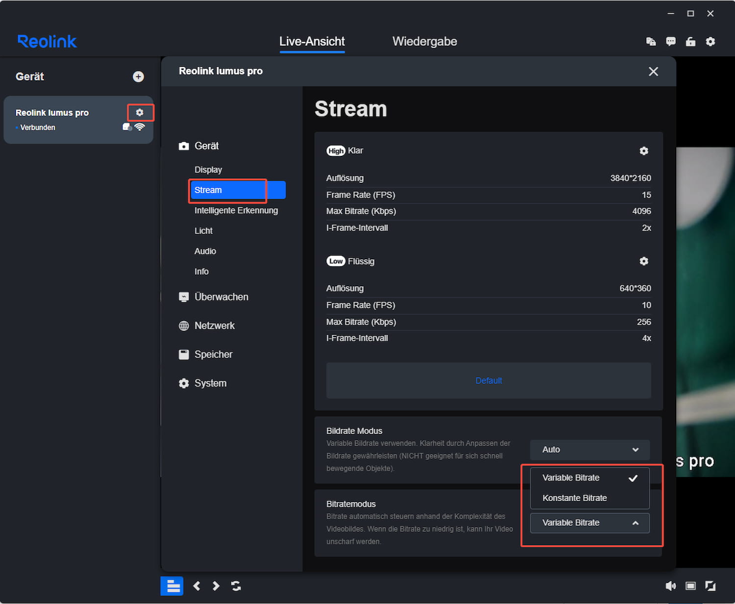 Bitrate Mode