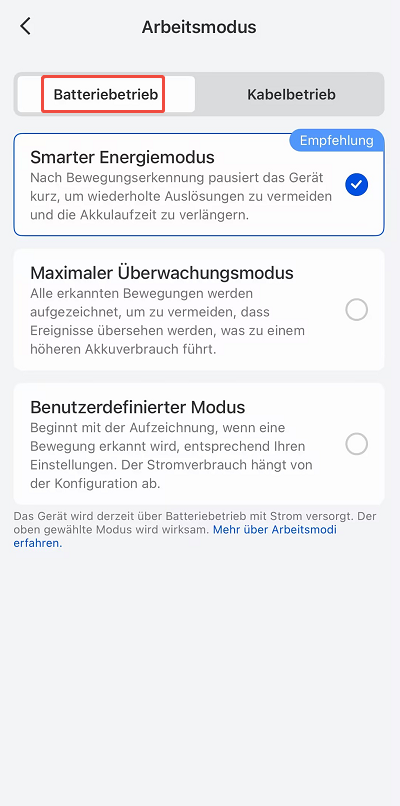 Battery Power