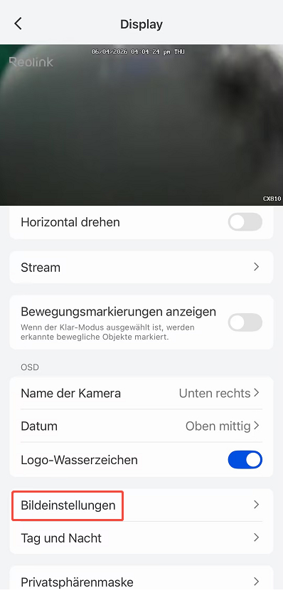 Image Setting