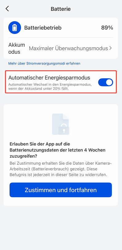 Auto Power Saving Mode