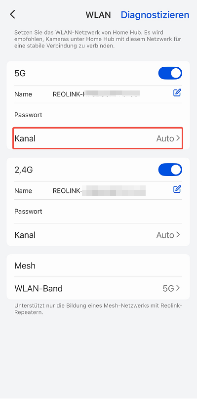 honehub wifi channel