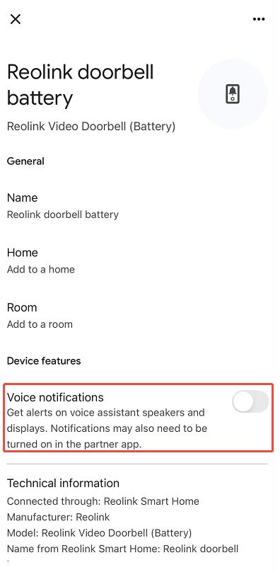 Tap Voice notifications
