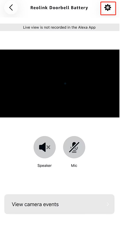 tap camera's Settings