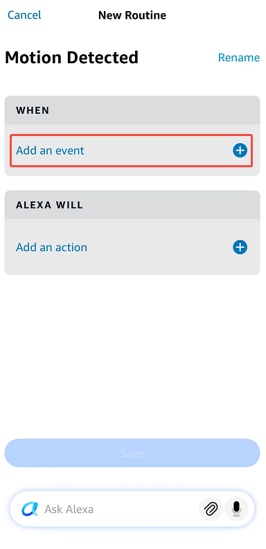 Add an event