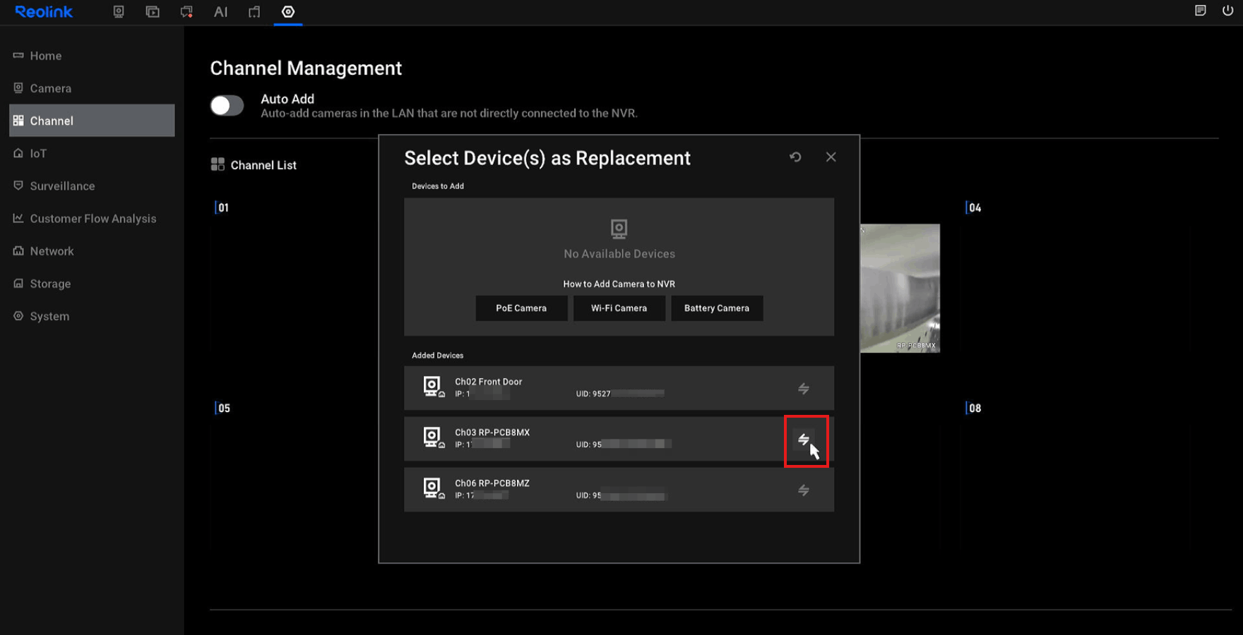 select camera