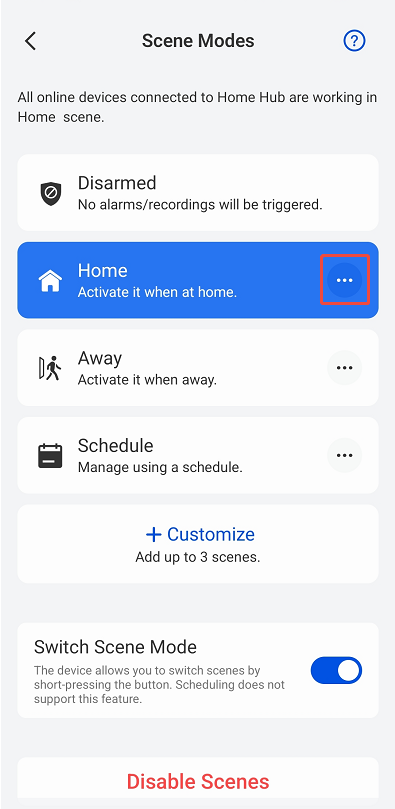 mini home mode