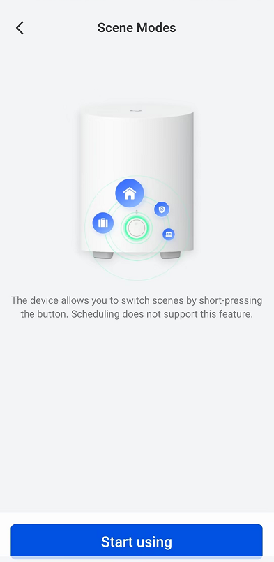 start using