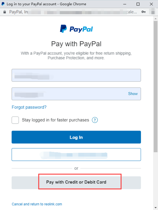 Pay with Debit or Credit Card