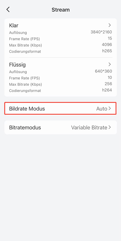 app Frame Rate Mode