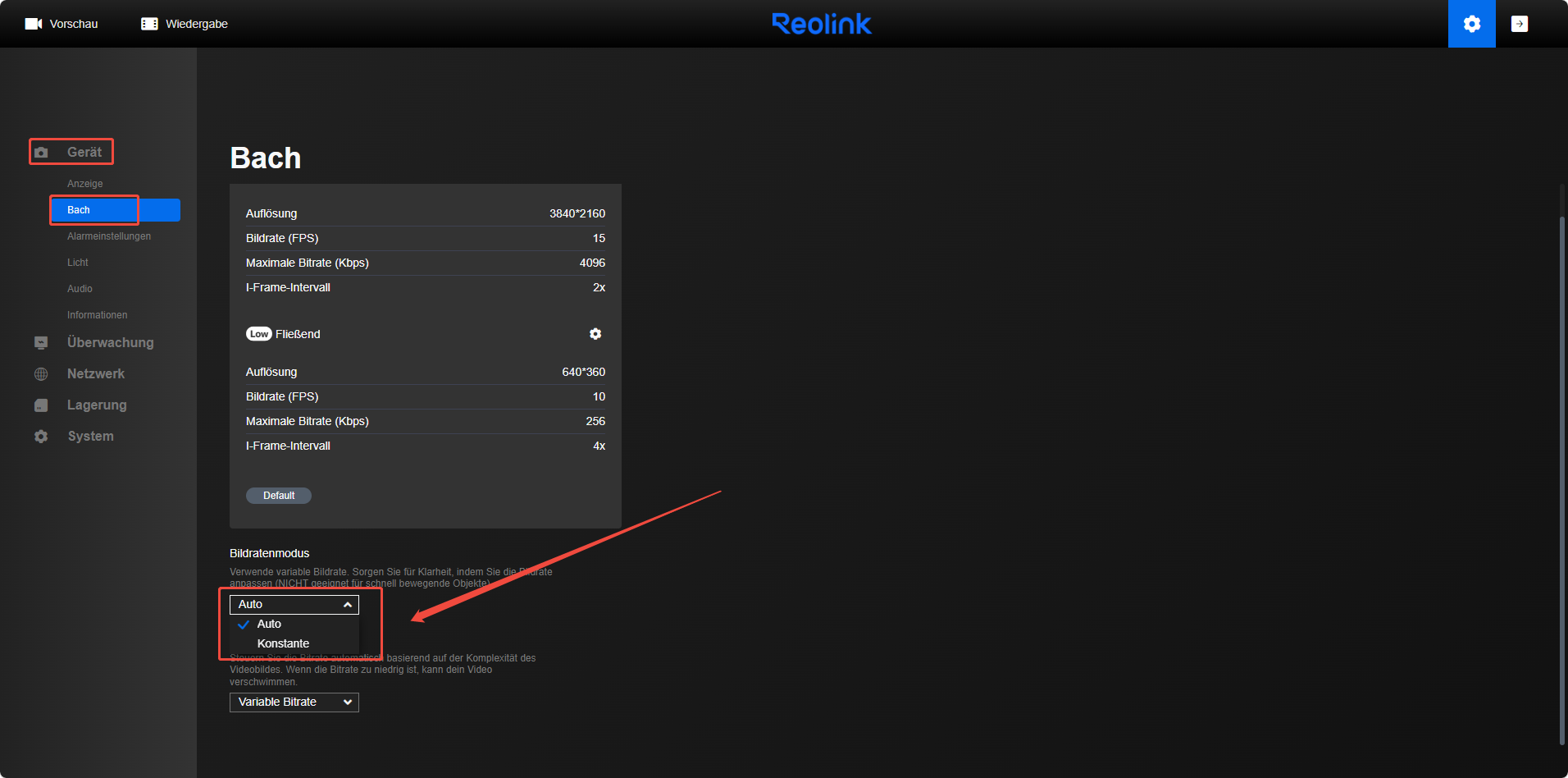 web Frame Rate Mode