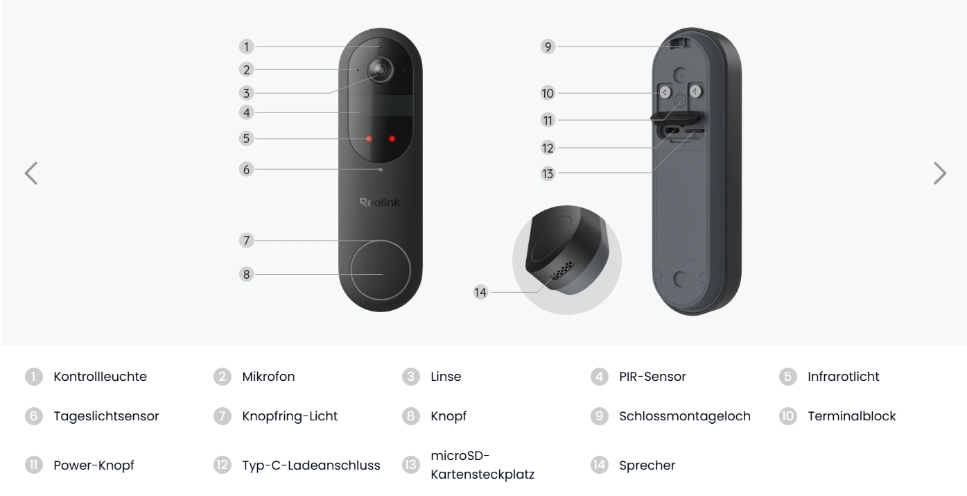 Reolink Video Doorbell Battery