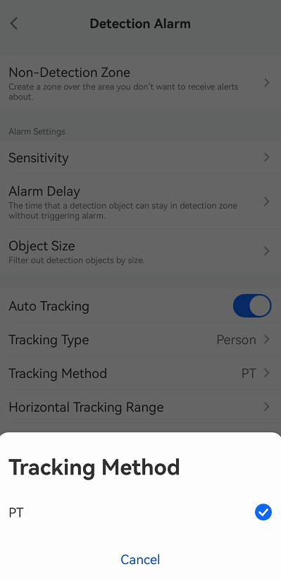 tracking method