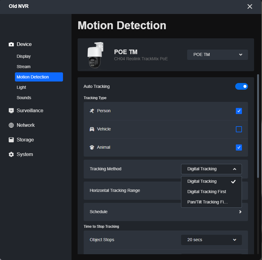 the tracking method