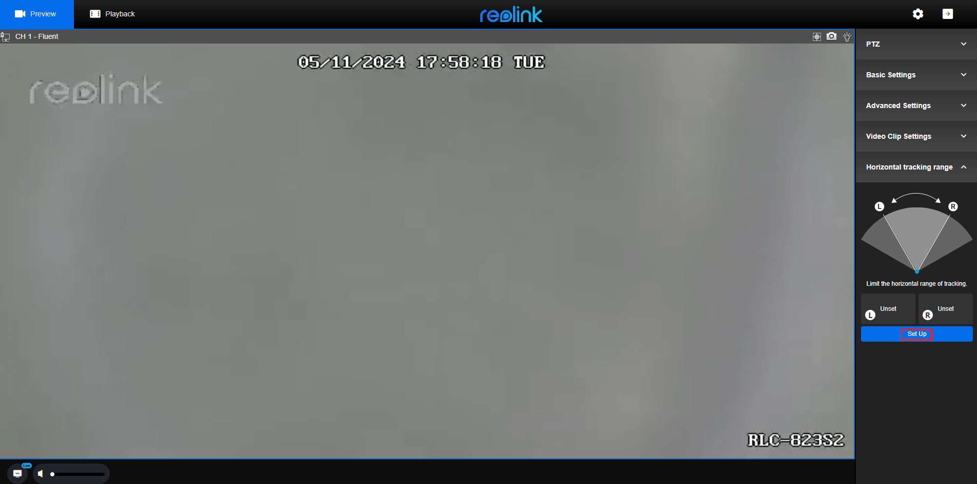 click setup