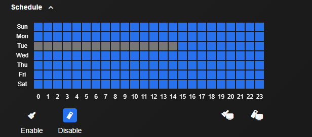 enable or disable grid