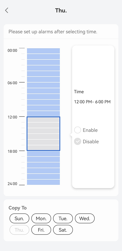 tick Enable or Disable