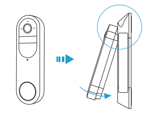 install the camera to solar panel