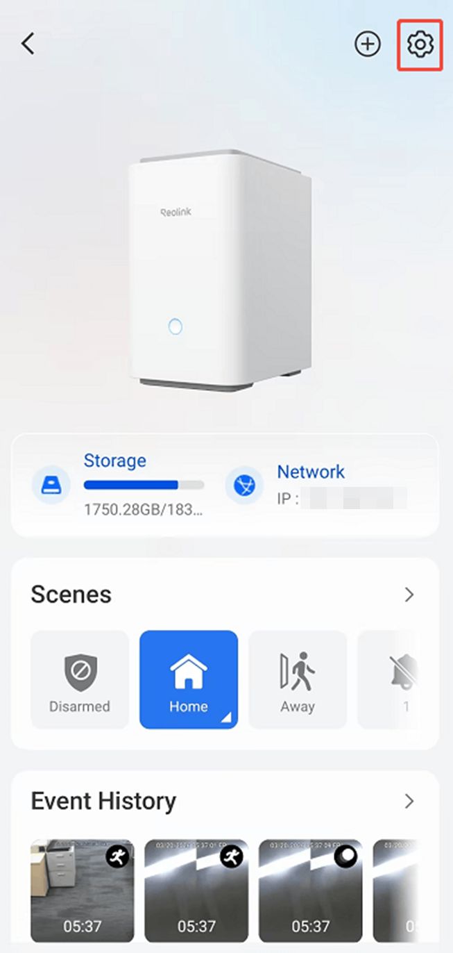 hub settings
