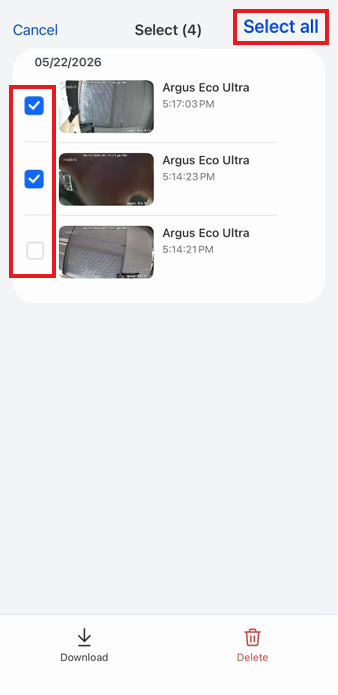 Select all