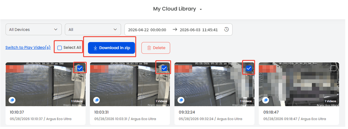 Download in zip