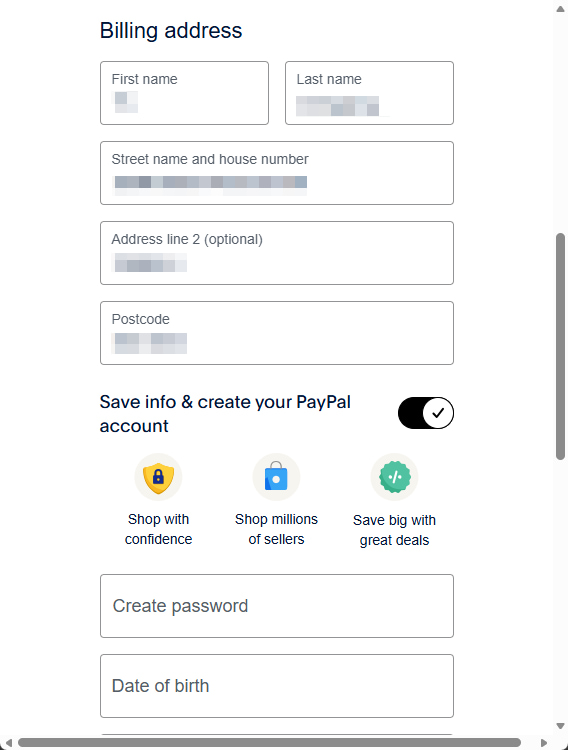 Enter your card information