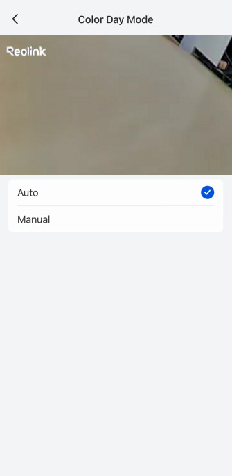 Color Day Mode in auto