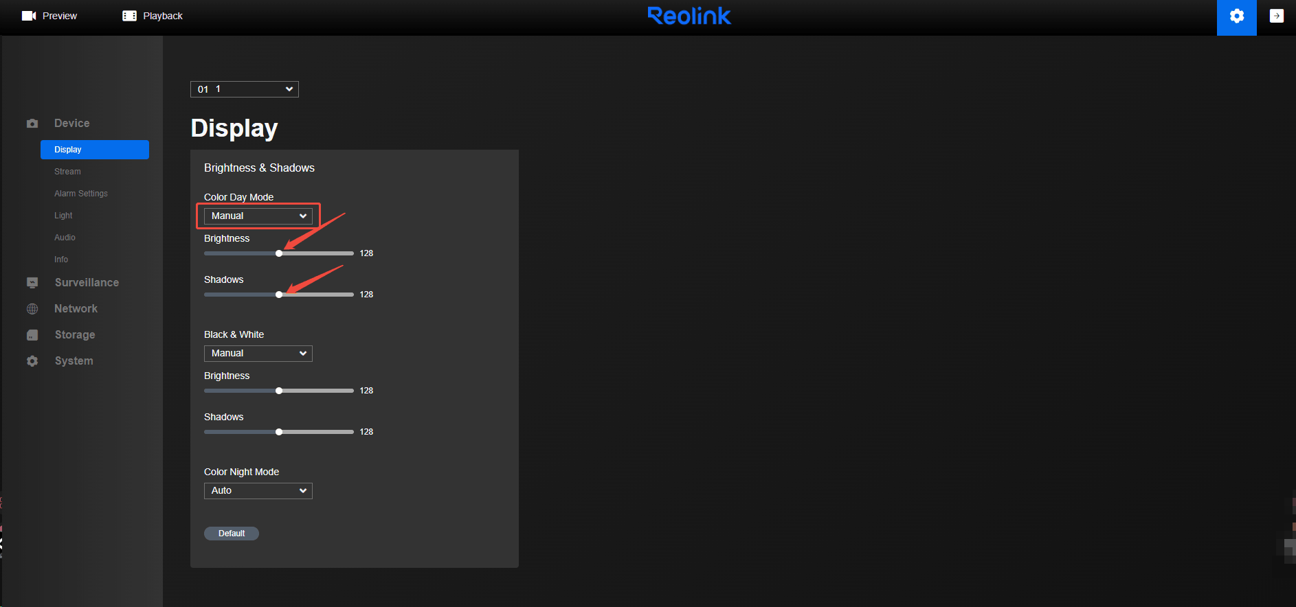 Color Day Mode web