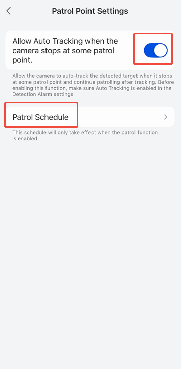 schedule