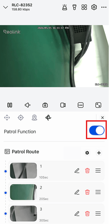 enable Patrol Function