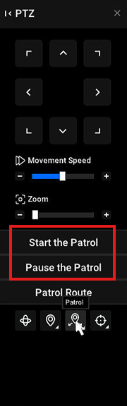 Start and pause nvr