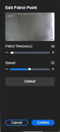 edit patrol point