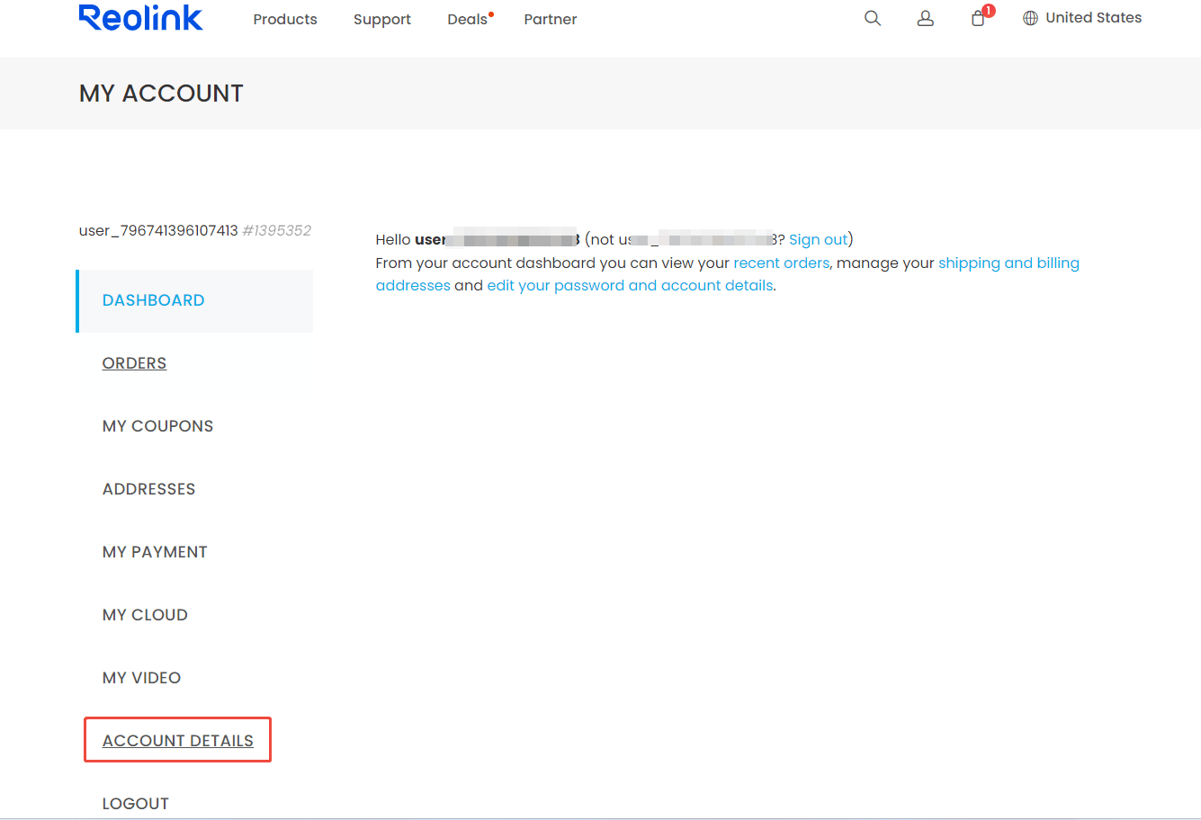Account Details