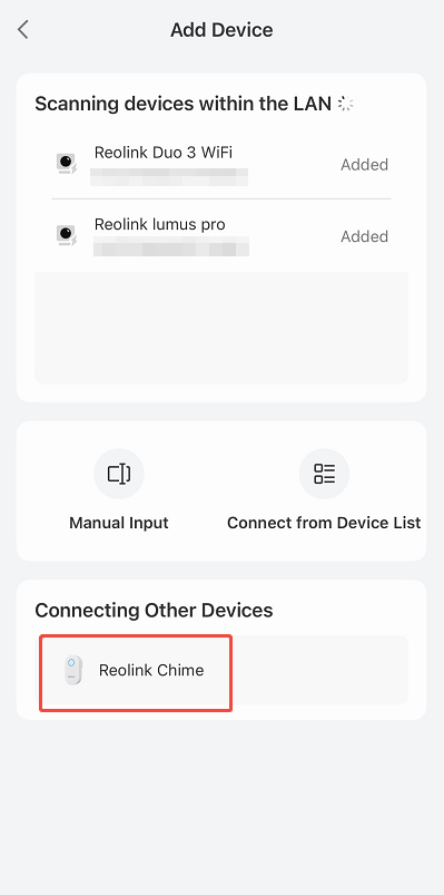 connecting other device
