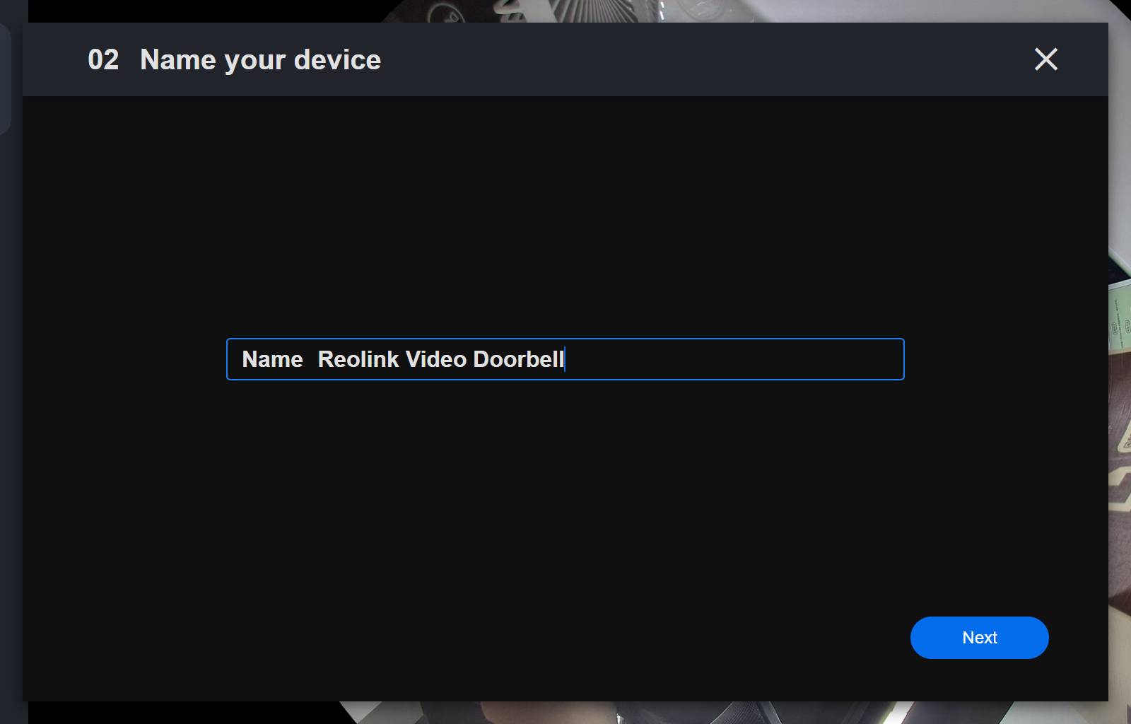 name your device