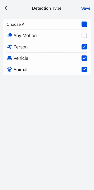 Detection Types