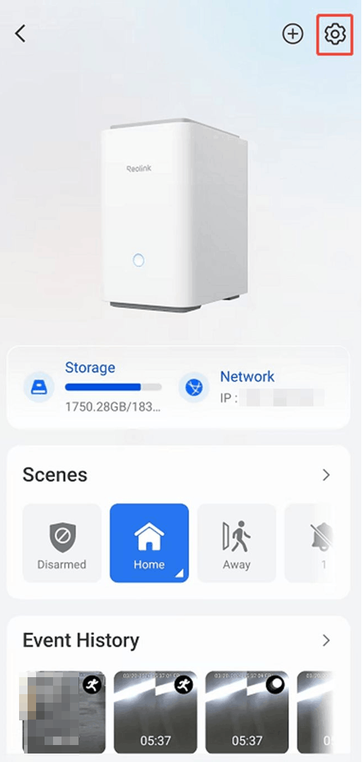 hub settings