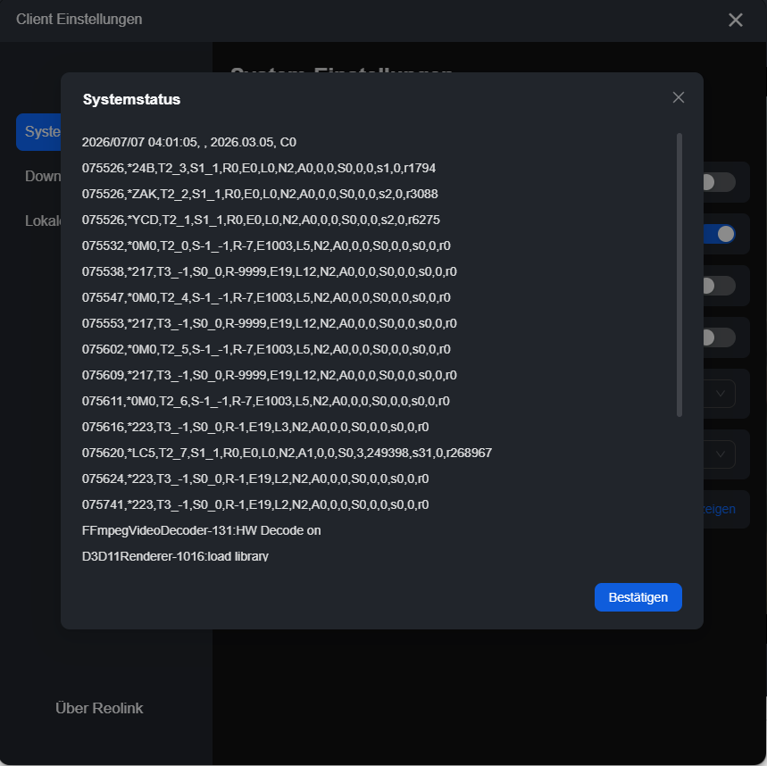 Systemstatus