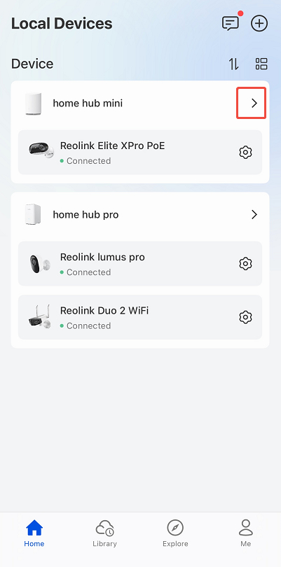 homehub mini settings