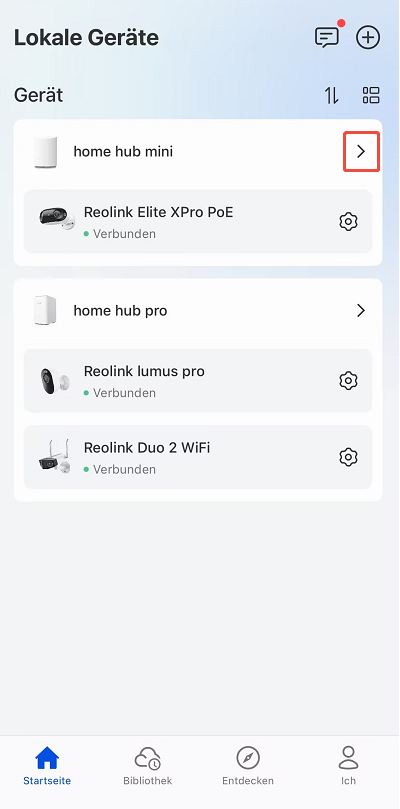 homehub mini settings