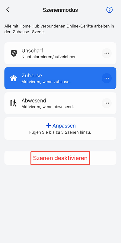  Disable Scenes