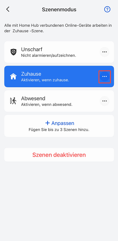 tap Customize