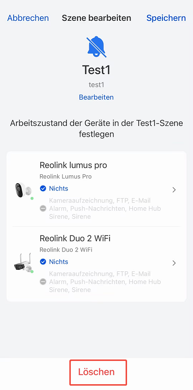 tap delete